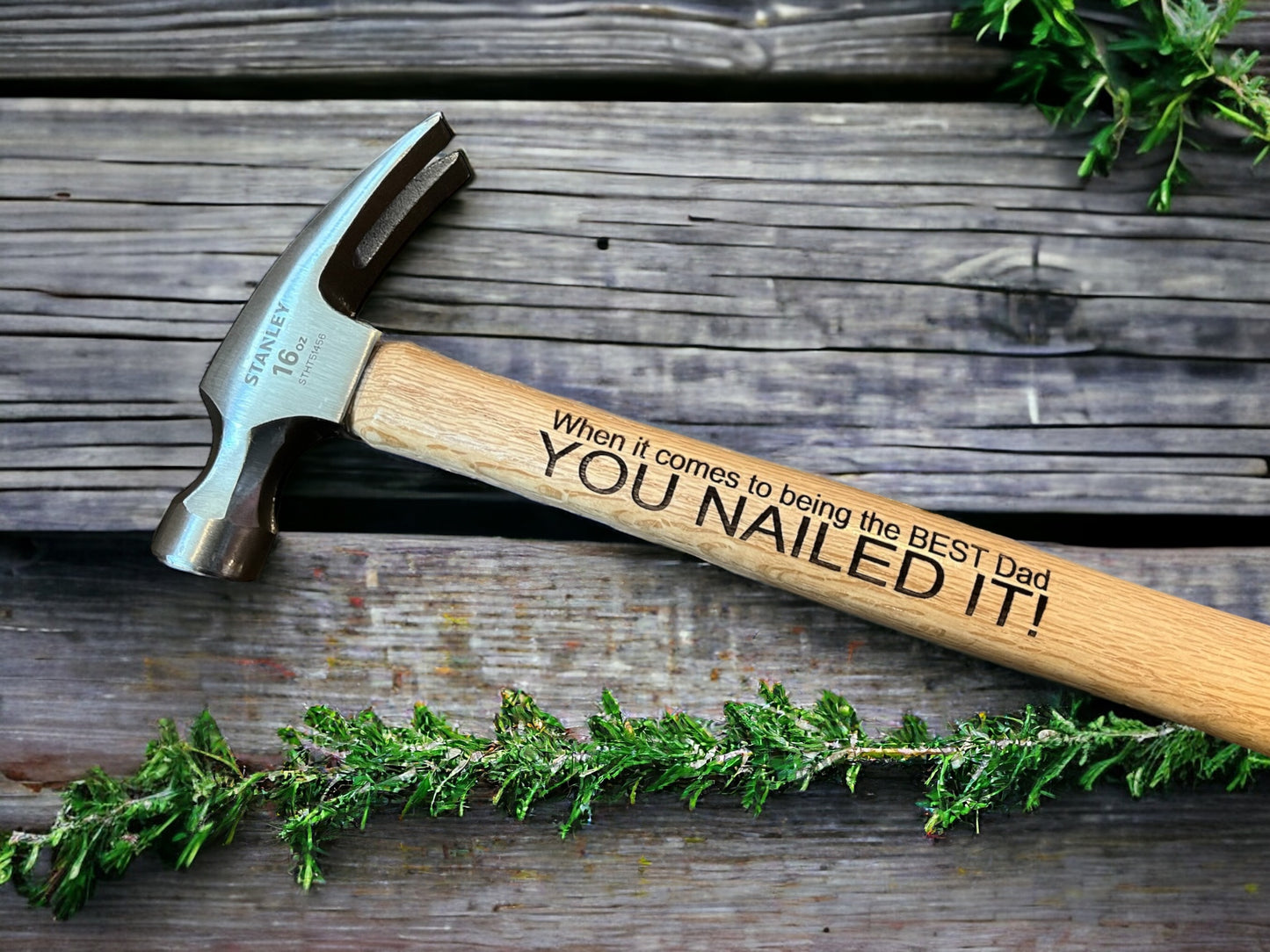 Personalized Hammer | Father's Day Gift for Dad, Grandpa, Papa | Birthday Gift | Anniversary or Woodworker Gift